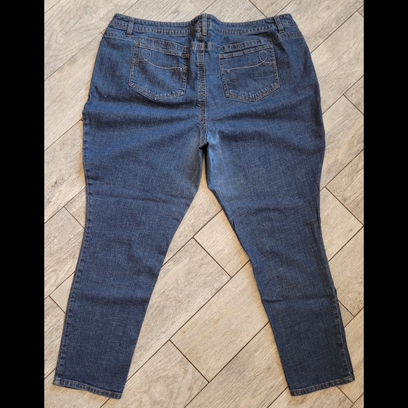 Loop 18 Skinny Denim Blue Jeans Size 23 - Picture 3 of 8